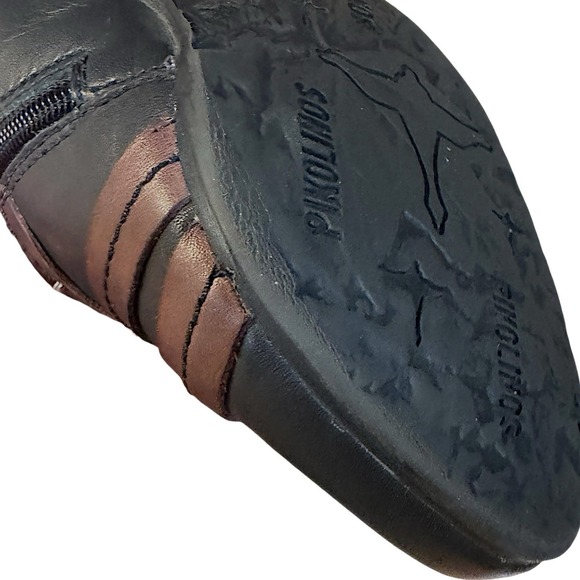 Pikolinos Lillie Black Brown Leather Pumps/Ankle Booties‎ Women's EU 36 (5.5-6) - Picture 8 of 16